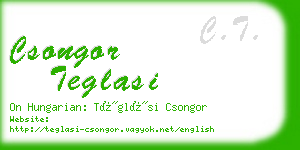 csongor teglasi business card